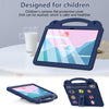 For  Lenovo Tab  P12 Handle Kickstand Children EVA Shockproof Tablet Case(Navy Blue)
