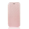 For Asus ROG Phone II Carbon Fiber Texture Horizontal Flip TPU + PC + PU Leather Case with Card Slot(Pink)