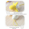 5pcs Peeled Banana Plush Fruit Toy Gift, Size: 5cm(Yellow)