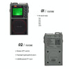 HanRongda HRD-787 High Performance Full Band Portable Bluetooth Card SOS Warning LED Lighting Radio(Green)
