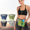 Outdoor Running Sports Nylon Waist Bag Cycling Mountaineering Water Bottle Bag(Green)