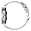 CF12 1.2 inch Waterproof Smart Silicone Strap Wristband Support Heart Rate Monitoring / Blood Pressure Monitoring(Silver)