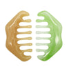 99 8-tooth Beeswax Acupoint Scraping Comb(Green)