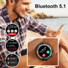 LOKMAT ZEUS3 Pro 1.39-Inch 5ATM Waterproof Outdoor Sports Bluetooth Call Smart Watch(Blue)
