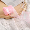 6cm x 9m Pink Symphony Fishtail Yarn Flower Cake Baking Packaging Ribbon Lace Decorative Webbing