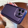 For iPhone 11 Pro Max Leather Texture TPU Phone Case(Purple)