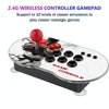 MANTE1 MT6 TV Console Game Joystick Turret HD 4K Game 3 Persons 64G Built-in 15000 Games+for PS1 Game+Wireless Handle