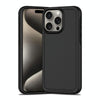 For iPhone 15 Pro Shockproof MagSafe Armor PC Hybrid TPU Phone Case(Black)