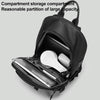 Bange BG-77120 Men Waterproof Crossbody Chest Bag with USB Port, Size: 36 x 22 x 10cm(Black)