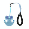Blue Bow Cat Harness & Leash - Adjustable, Breathable (5-20 lbs)