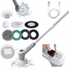 7 In 1 Automatic Water Spray Electric Spin Scrubber 53 Inch Cordless Rechargeable Cleaning Brush