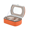 HN-001 Travel Portable Ring Lipstick Jewelry Storage Box(Mirror Version Orange)