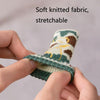 4pcs / Set Knitted Wool Silicone Silent Non-Slip Chair Foot Cover(Yellow Smiley)