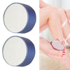 2pcs Manual Compact and Portable Double-sided Nano Hair Removal Foot Scrubbers(Blue)
