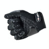 GHOST RACING Motorcycle Riding Anti-fall Breathable Rubber Shell Touch Screen Gloves, Size: L(Black)