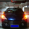 2 PCS 1156 / BAU15S DC12V / 18W / 1080LM Car Auto Turn Lights with SMD-3014 Lamps (Yellow Light)