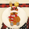 Christmas Table Decorations Home Cartoon Knife and Fork Cover(Elk)