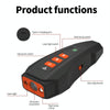 Ultrasonic Anti Barking Device with LED Flashlight - Dark Grey