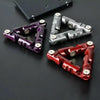Stress Relieving Alloy Massage Bracelet Infinite Flip Fingertip Chain Fidget Toy(Purple)