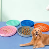 Licking Mat for Dogs, Grey, 20cm, Strong Suction, Slow Feeder