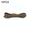 10 PCS Stretch Spandex Non Binding Elastic Shoe Laces (Brown)