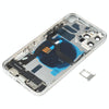 iPhone 12 Pro Back Cover Assembly White - With Side Keys & Wireless Charging