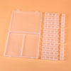 56 Slots Transparent Plastic Storage Box Jewelry Nail Art Rhinestone Bead Box, Color: Transparent