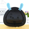 Creative Rabbit Shape Student Child Bedside Alarm Clock(White)
