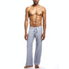 Comfortable Lounge Pants Homme Sleep Bottoms, Size:XXL (Gray)