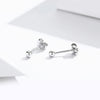 Small Ball Sterling Silver Earrings Simple Style Girl Earrings