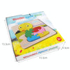 4 PCS / Sets Of Children Early Education Three-Dimensional Wooden Animal Puzzle Toys(Elephant + Hippo + Whale + Ocean Fish)