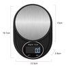 Home Kitchen Electronic Scale High Precision Stainless Steel Jewelry Scale, Style:No Edging, Specification:3kg/0.1g