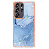 For Samsung Galaxy S25 Ultra 5G Electroplating Marble Dual-side IMD Phone Case(Blue 018)