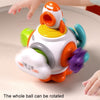 Baby Hand Grip Ball Early Learning Busy Ball Puzzle Sensory Spinning Toys, Style: Rocket