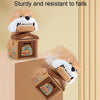 15 x 16 x 23cm Childrens Cute Puppy Coin Saving Bank Automatic Rolling Money Jar Deposit Machine Gift(Khaki)