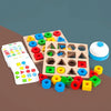 Geometric Figures Matching Blocks Children Puzzle Toy For Double