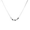 925 Sterling Silver Peas Necklace Rice Clavicle Chain