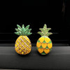 Car Air Conditioning Vent Pineapple Decorative Aromatherapy Clip(Rhinestones)