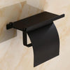 4103 Stainless Steel Roll Paper Holder Mobile Phone Paper Towel Rack Hotel Bathroom Rack, Color: Black