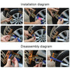 1pc Car Tire Emergency Anti-skid Chains Tyre Anti-slip Chains