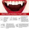 4 PCS Halloween Decoration Vampire Teeth Retractable Zombie Teeth,Packaging: Plastic Box