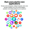 ET580 2.04 inch AMOLED Screen Sports Smart Watch Support Bluetooth Call /  ECG Function(Black Leather Band)