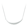 S925 Sterling Silver Crescent Moon Necklace for Women(BSN374)