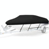 210D Waterproof Boat Cover Speedboat Towed Fishing V-Shaped Boat Cover Rain And Sun Protection Cover, Specification:  20-22FT  700x320cm