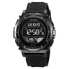 SKMEI 2099 Multifunctional Men Outdoor 50M Waterproof Luminous Digital Wrist Watch(Black)