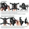 STARTRC 1109399  Folding Heightened Quick Release Landing Gear Holder for DJI FPV(Black)