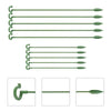 10pcs Plant Potted Flower Shape Support Rod Fixed Anti-lodging Leaf Guard Frame, Size:58cm