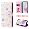 For Samsung Galaxy A26 5G Bronzing Painting RFID Leather Phone Case(Bloosoming Flower)