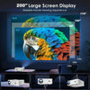 Home HD Projector 1080P Bluetooth WIFI Mobile Phone Smart Projector, Specification: UK Plug(2+16G)