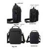 WEPOWER Men Shoulder Casual Holding Messenger Bags, Style: Small Black